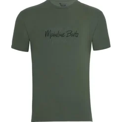 Tee Shirt Manches Courtes Homme Mainline Carp Tee - Vert