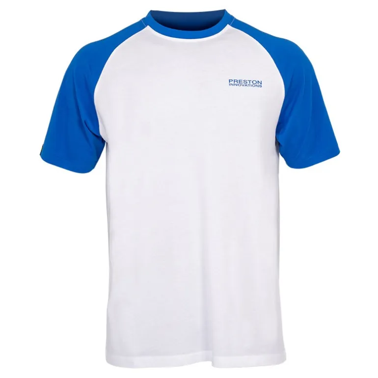 Tee Shirt Manches Courtes Homme Preston Innovations Lightweight White Raglan - Blanc