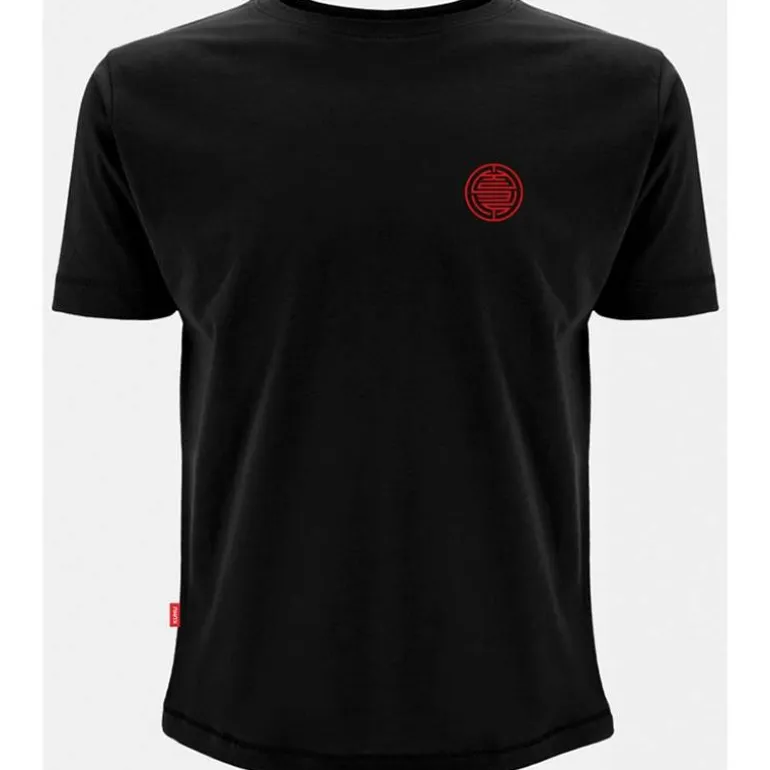 Tee Shirt Manches Courtes Homme Kumu Lotus - Noir