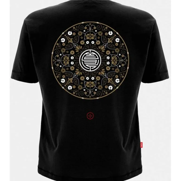 Tee Shirt Manches Courtes Homme Kumu Lotus - Noir