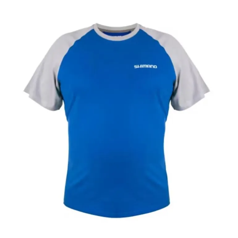Tee Shirt Manches Courtes Homme Shimano Wear Short Sleeve T-Shirt - Bleu