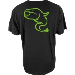 Tee Shirt Manches Courtes Homme Zeck Zeck Catfish Big Boy T-Shirt - Noir