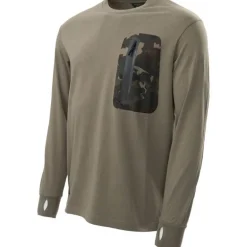 Tee Shirt Manches Courtes Homme Nash Zt Hd Long Sleeve - Kaki