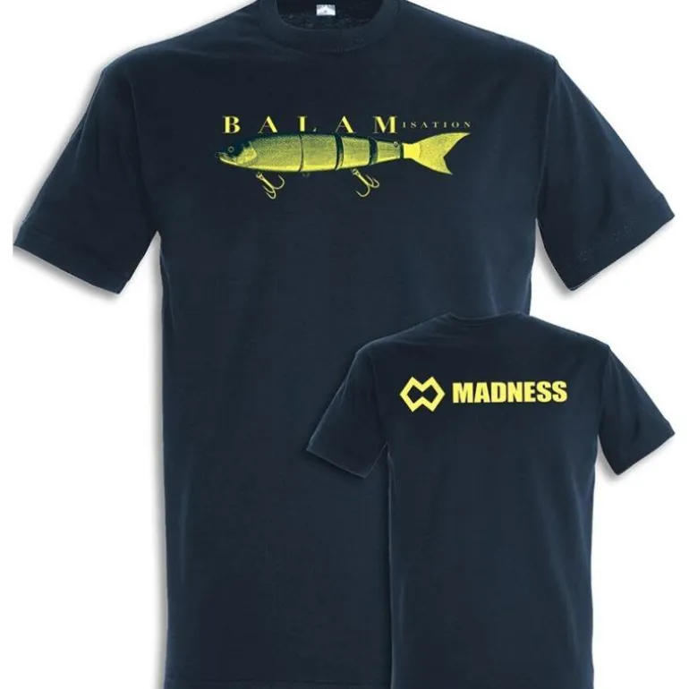 Tee Shirt Manches Courtes Homme Madness Balamisation - Navy