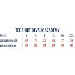 Tee Shirt Manches Courtes Homme Devaux Academy - Marine