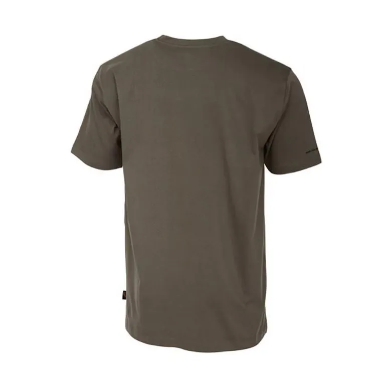 Tee Shirt Manches Courtes Homme Savage Gear Sg4 Logo - Vert