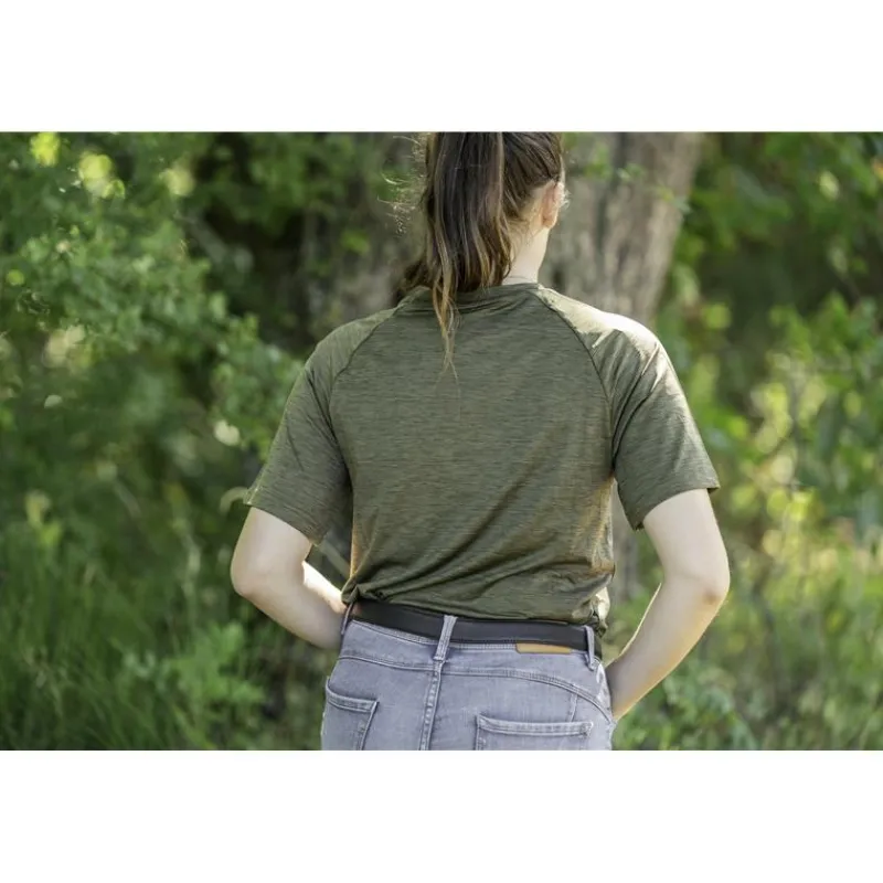 Trakker T-Shirts, Polos & Chemises^Tee Shirt Manches Courtes Homme Techpro - Kaki