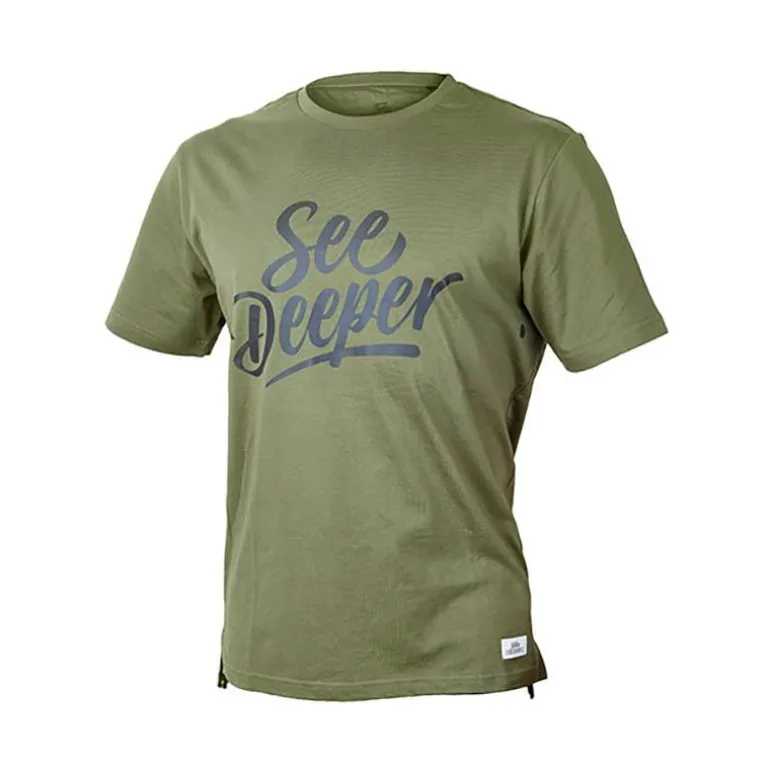 Tee Shirt Manches Courtes Homme Fortis See Deeper - Olive