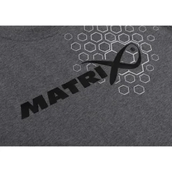Tee Shirt Manches Courtes Homme Fox Matrix Grey Hex Print T-Shirt - Gris