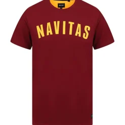 Tee Shirt Manches Courtes Homme Navitas Sloe T-Shirt - Burgundy
