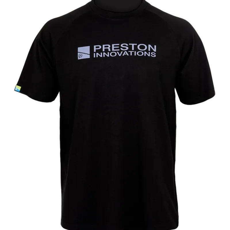 Preston Innovations T-Shirts, Polos & Chemises^Tee Shirt Manches Courtes Homme Lightweight Black Raglan - Noir