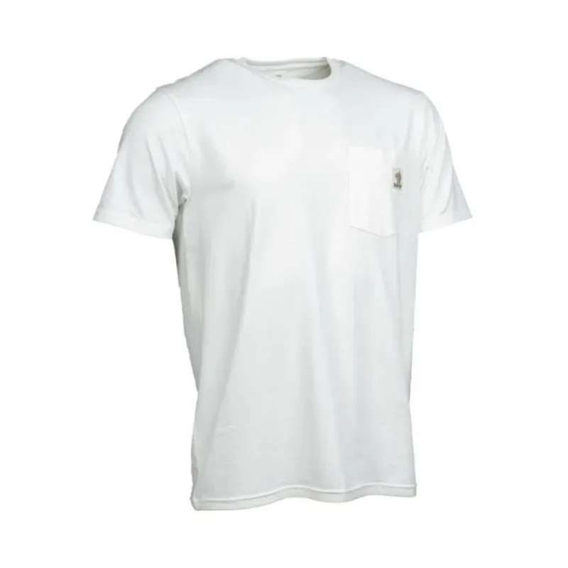 Nash T-Shirts, Polos & Chemises^Tee Shirt Manches Courtes Homme Make It Happen Badge Pocket - Ecru