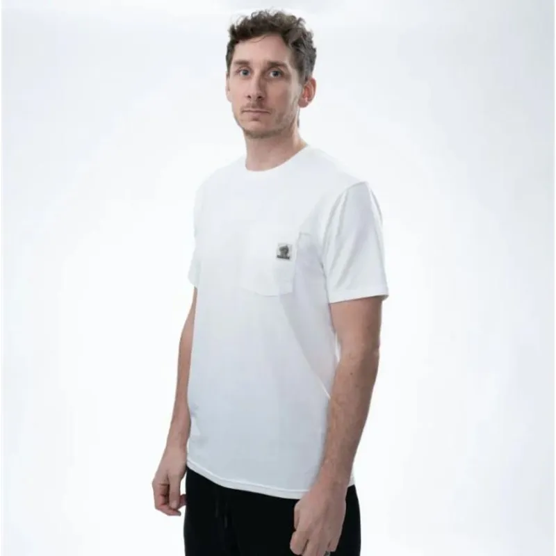 Nash T-Shirts, Polos & Chemises^Tee Shirt Manches Courtes Homme Make It Happen Badge Pocket - Ecru