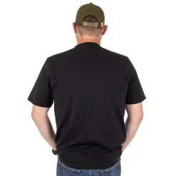 Tee Shirt Manches Courtes Homme Black Cat Distressed Logo Black Tee - Noir