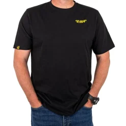 Tee Shirt Manches Courtes Homme Black Cat Chase Dreams Black Tee - Noir