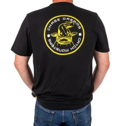 Tee Shirt Manches Courtes Homme Black Cat Chase Dreams Black Tee - Noir
