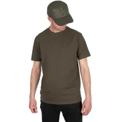 Tee Shirt Manches Courtes Homme Fox Collection T Green & Black - Vert