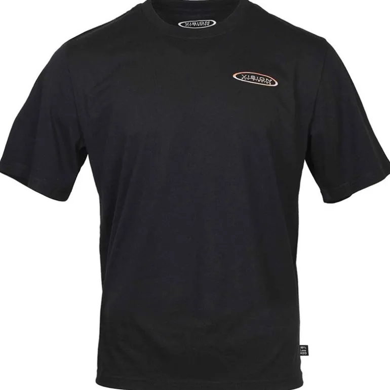 Tee Shirt Manches Courtes Homme Vision Brown Trout - Noir