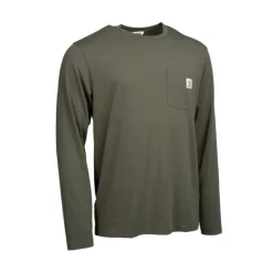 Tee Shirt Manches Longues Homme Nash Make It Happen Carp Logo Long Sleeve - Vert