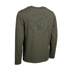 Tee Shirt Manches Longues Homme Nash Make It Happen Carp Logo Long Sleeve - Vert