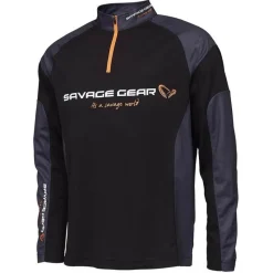 Savage Gear T-Shirts, Polos & Chemises^Tee Shirt Manches Longues Homme Tournament - Noir