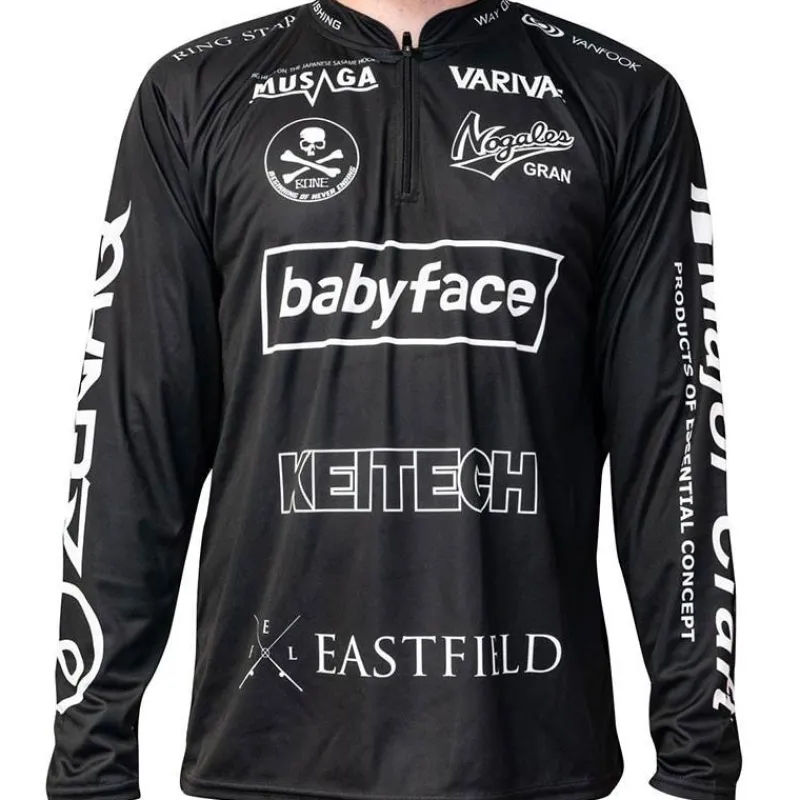 W.O.F. T-Shirts, Polos & Chemises^Tee Shirt Manches Longues Homme Compétition - Noir