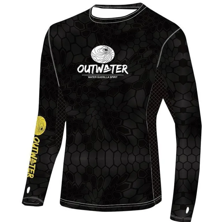 Tee Shirt Manches Longues Homme Outwater Spreks Black Snake
