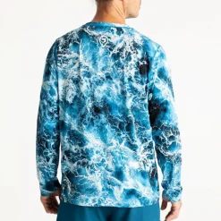 Tee Shirt Manches Longues Homme Adventer & Fishing Bozed Anti Uv - Gris