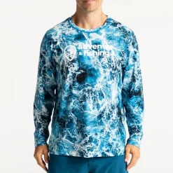 Tee Shirt Manches Longues Homme Adventer & Fishing Bozed Anti Uv - Gris