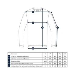 Tee Shirt Manches Longues Homme Adventer & Fishing Bozed Anti Uv - Bleu