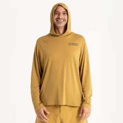 Tee Shirt Manches Longues Homme Adventer & Fishing Golon Anti Uv - Jaune