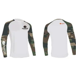 Outwater Anti-Uv^Tee Shirt Manches Longues Homme Camp One Old Skool Camo