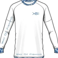 Tee Shirt Manches Longues Homme W.O.F. Croix - Blanc