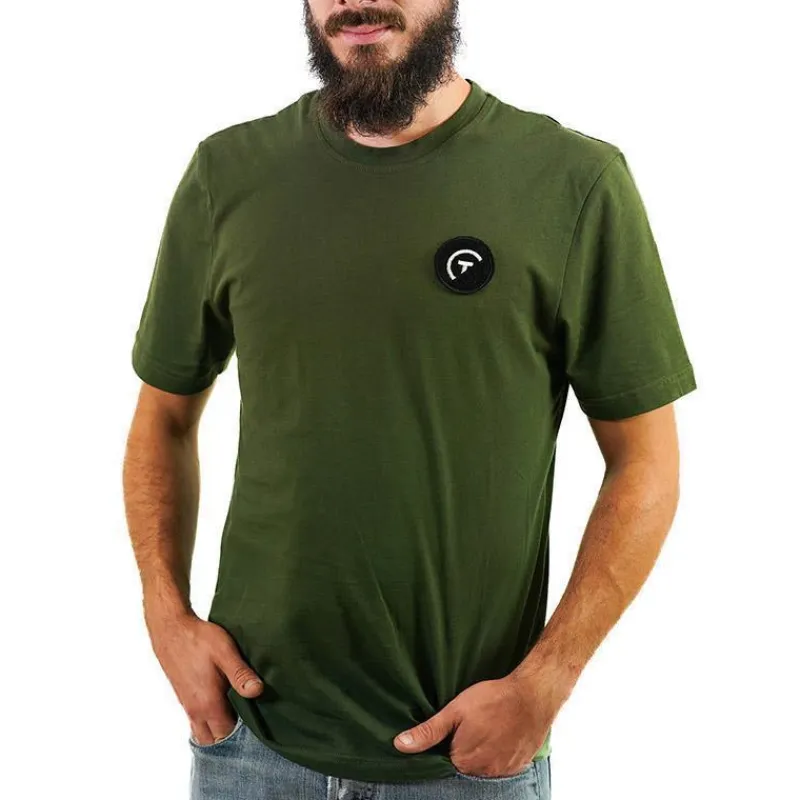 Sur vos traces Cadeaux & Décoration|Cadeaux & Décoration^Tee Shirt Pêche Personnalisable - Kaki