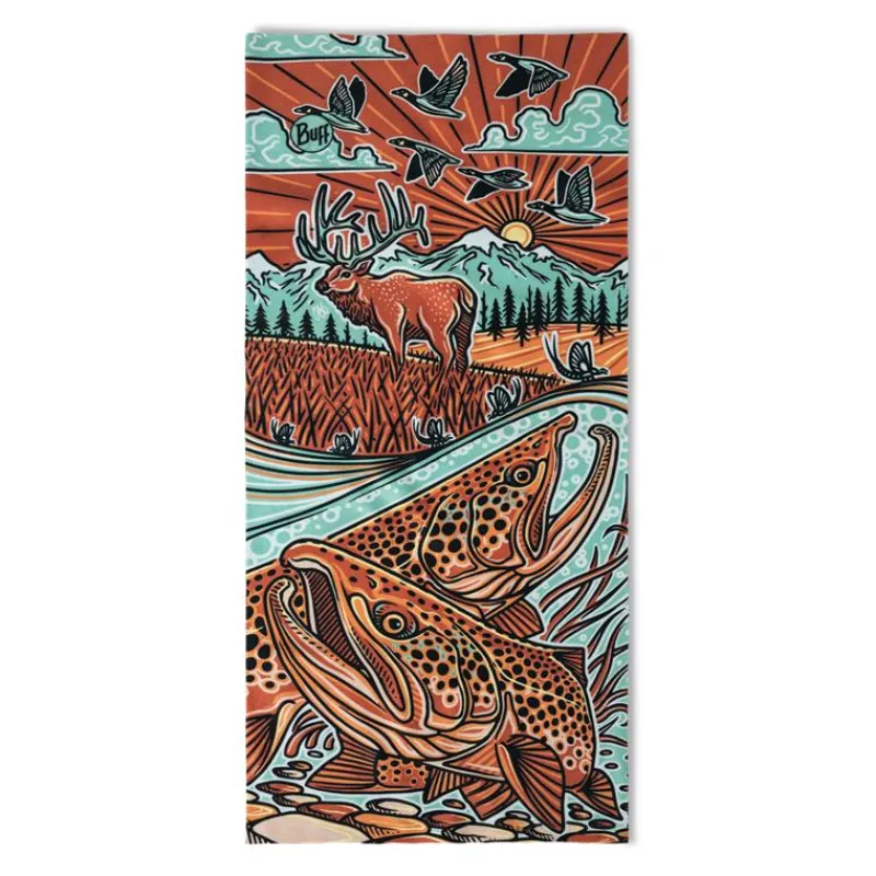 Buff Bonnets, Tours De Cou & Gants^Tour De Cou Casey Underwood Trout Scape