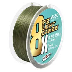 Asso Tresses - Fils - Bdl Mer^Tresse Light Games 8X Pe - Green