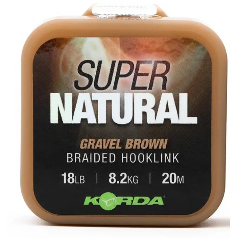Tresse Bas De Ligne Korda Super Natural - Gravel Brown