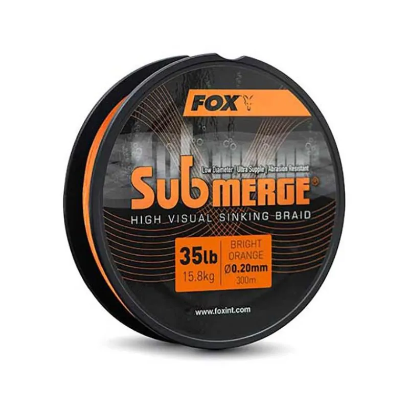 Fox Fils - Tresses Carpe^Tresse Carpe Edges Submerge Orange Sinking Braid
