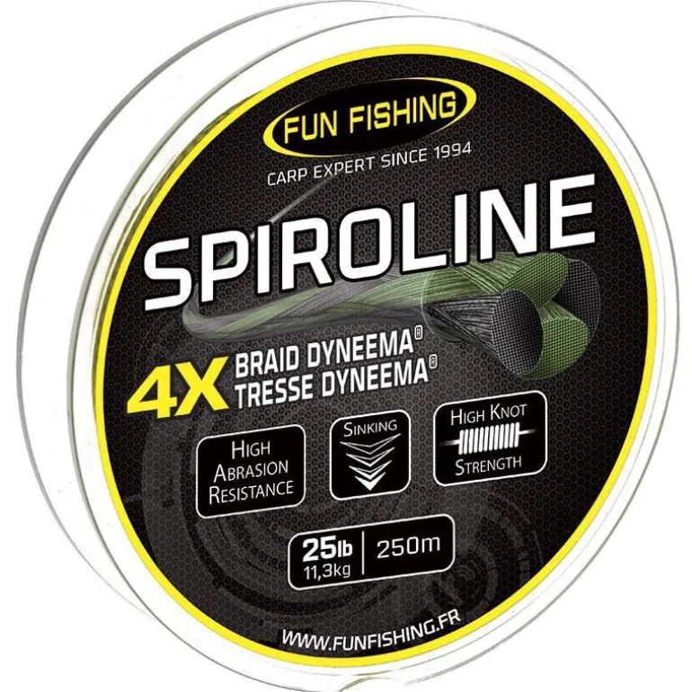 Tresse Carpe Fun Fishing Spiroline - 250M