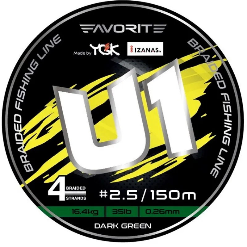 Favorite Fils - Tresses - Bdl Carnassier^Tresse U1 - Vert Foncé - 150M