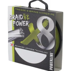 Powerline Fils - Tresses Carpe^Tresse Braid Power X8 Vert - 300M