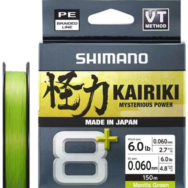 Tresse Shimano Kairiki 8+ Mantis Green - 300M