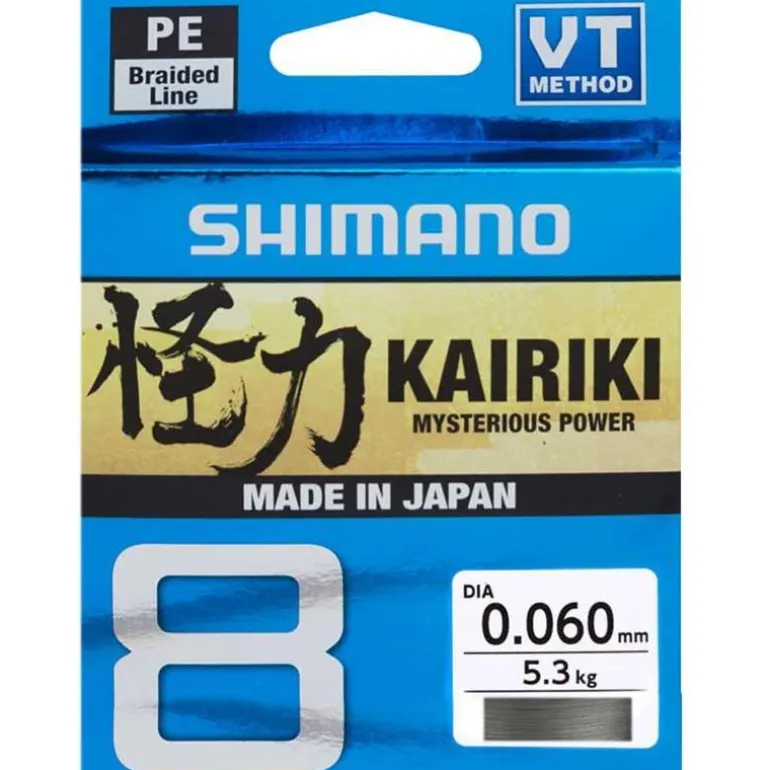 Tresse Shimano Kairiki Sx8 Gris - 150M