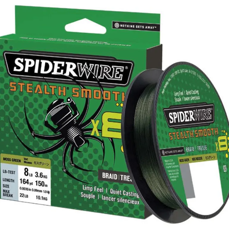 SpiderWire Fils - Tresses Carpe|Fils - Tresses - Bdl Carnassier^Tresse Stealth Smooth 8 - Rouge - 300M