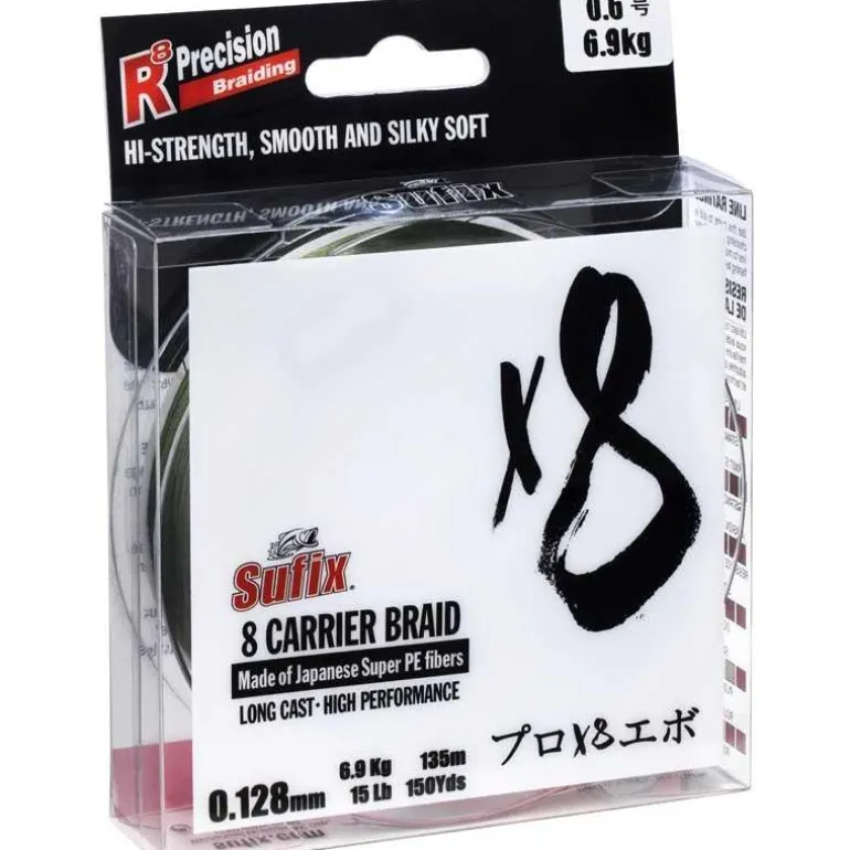 Tresse Sufix X8 Vert - 300M