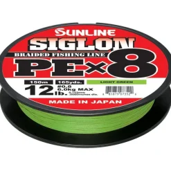 Sunline Fils - Tresses - Bdl Carnassier|Tresses - Fils - Bdl Mer^Tresse Siglon Braid Pe 8X Vert Clair - 150M