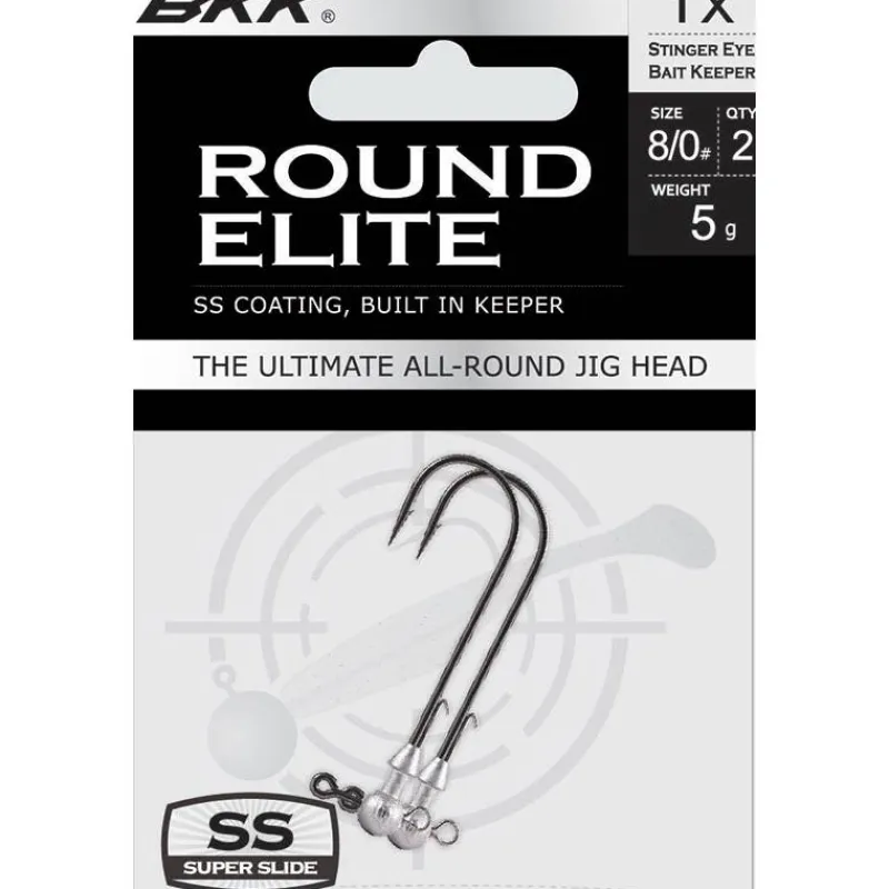 BKK Têtes Plombées^Tête Plombée Round Elite Stinger Eye Bait Keeper