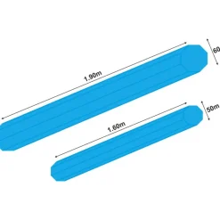Garbolino Bagagerie Coup^Tube De Protection Canne Octogonal Anti-Uv