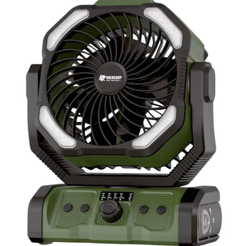 Holdcarp Bivouac^Ventilateur Portable Rechargeable Doublemotor Fan