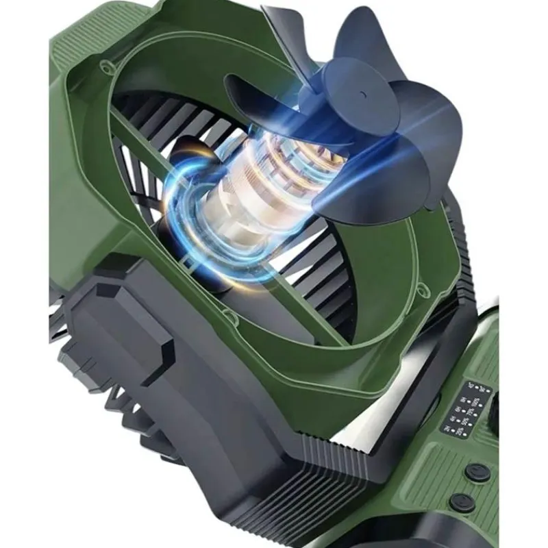 Holdcarp Bivouac^Ventilateur Portable Rechargeable Doublemotor Fan
